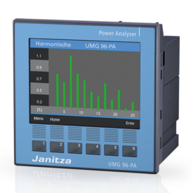 Janitza Energiemessgerät UMG 96-PA Energiemanagement | MID | Power Quality Monitoring | RCM-Überwachung,   Energiemanagement | MID | Power Quality Monitoring | RCM-Überwachung, vier Funktionen in einem Gerät ereint, modular um Analogeingänge erweiterbar